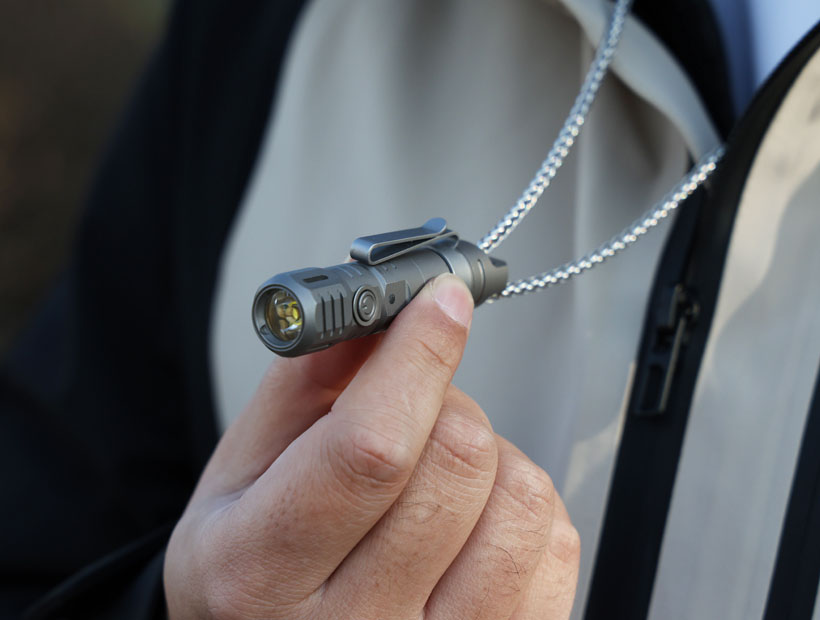 TwiLite - Titanium Magnetic Quick Release Flashlight