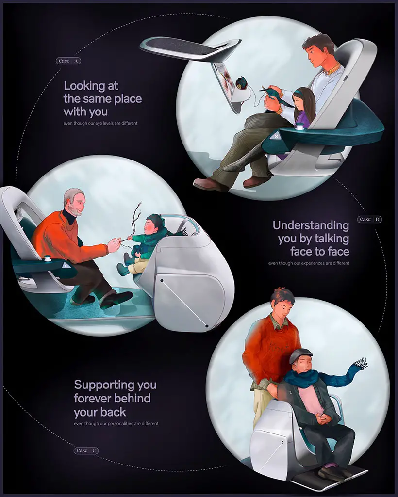 Volvo Knot Intergenerational Vehicle Concept by Chris Min and NaKyung Ko