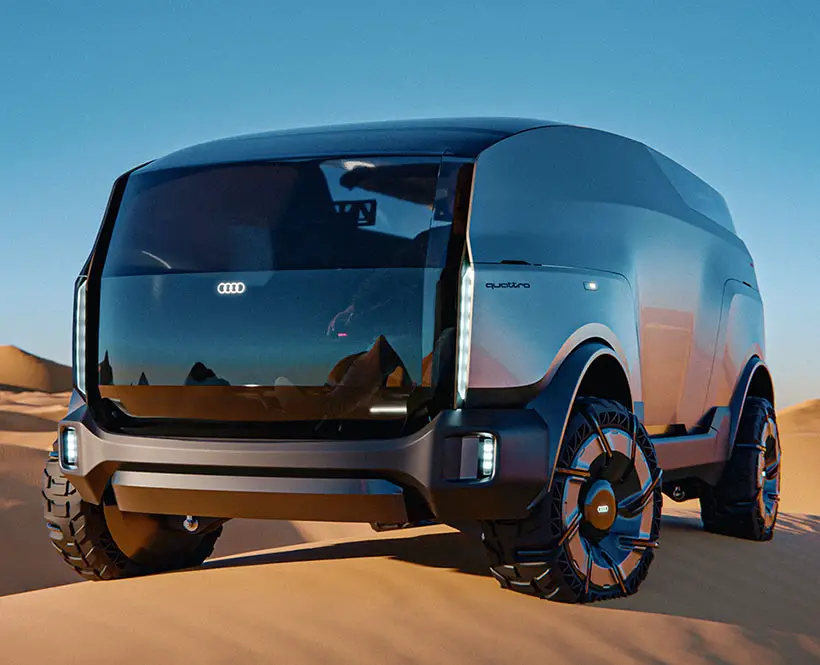 Futuristic Vora Off-Road Vehicle Concept Was Born from Audi x Ducati Sponsorship Concept Study