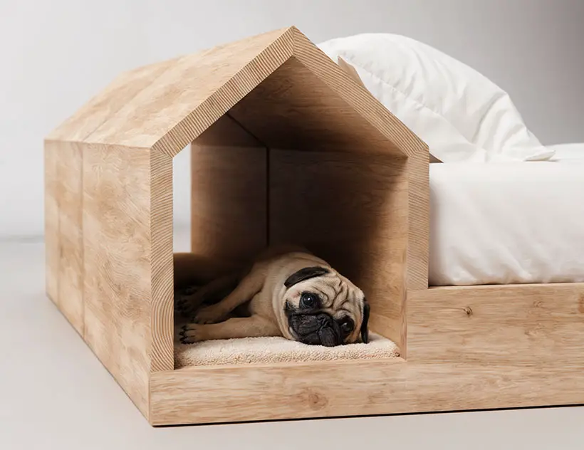 Dog Hut Bed by Liam de la Bedoyere