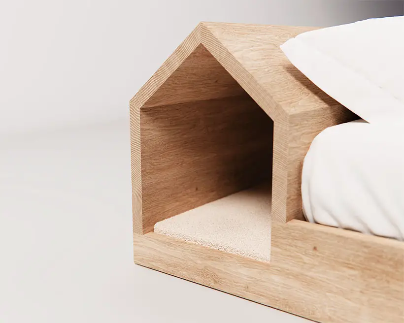 Dog Hut Bed by Liam de la Bedoyere