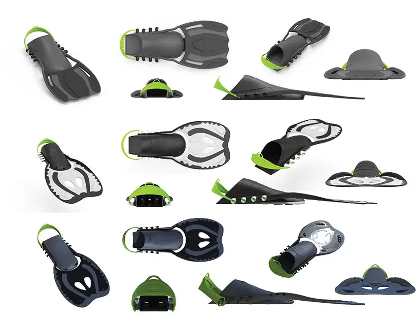 Easy Adjust Swim Fin by Jesse Kane