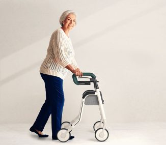 LumiWalk – Modern Indoor Rollator Features LIDAR Sensor and SOS Button