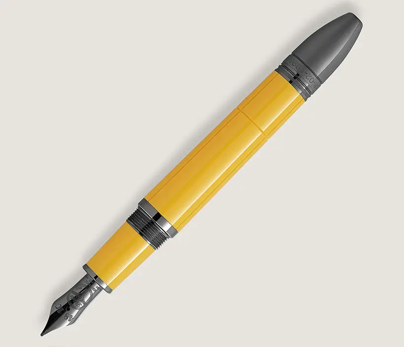 Montblanc Enzo Ferrari Special Edition Giallo Modena Fountain Pen 