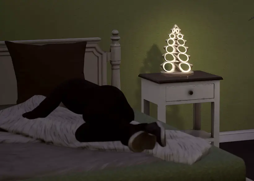 Shankha Minimalist Ambient Lamp by Mayurakshi Das