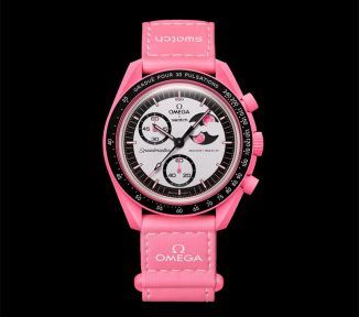 Omega x Swatch Mission To The Pink Moonphase Chronograph Celebrates April’s Pink Moon