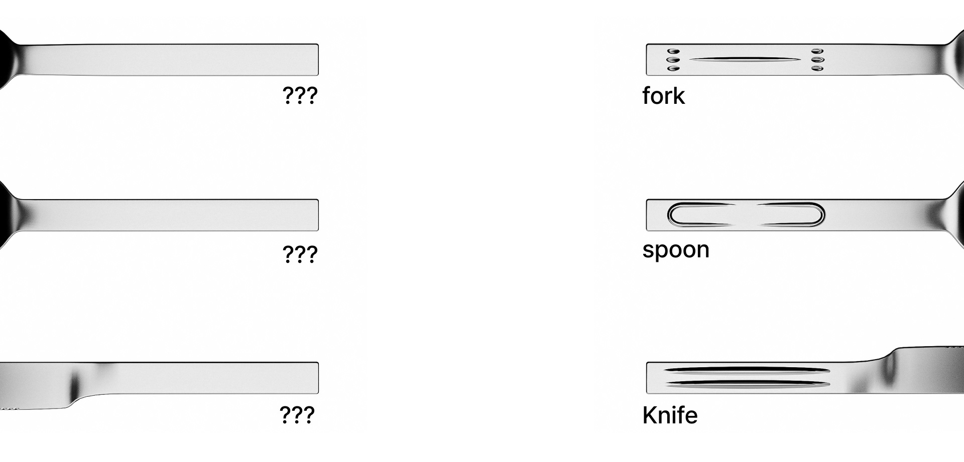 TACTIL Cutlery Set Concept Features Distinctive Tactile Cues To The Blind