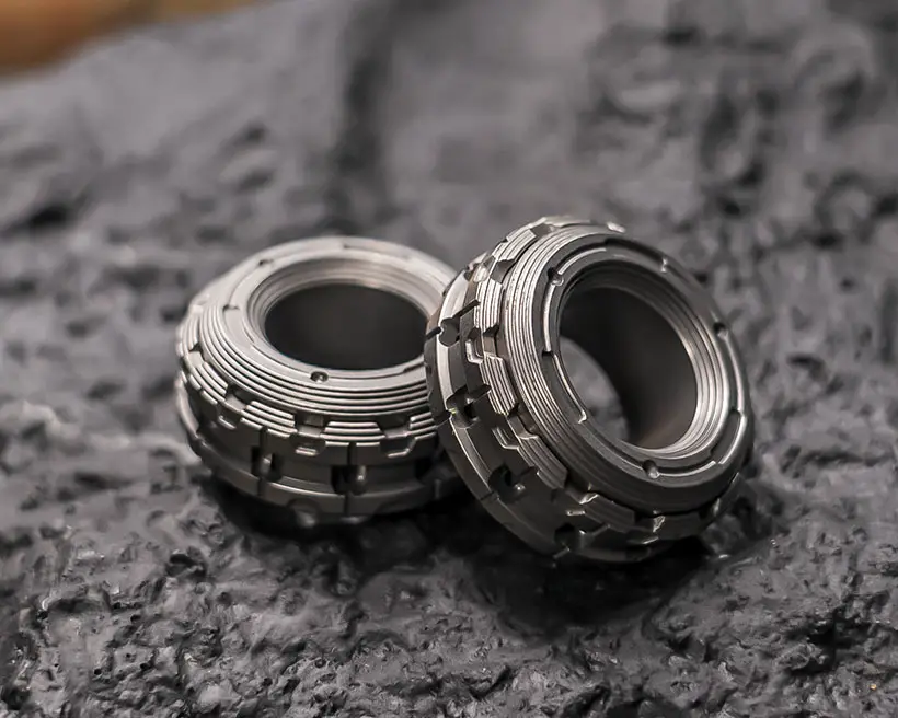Titanium Fidget Toy-Mechanic Ring