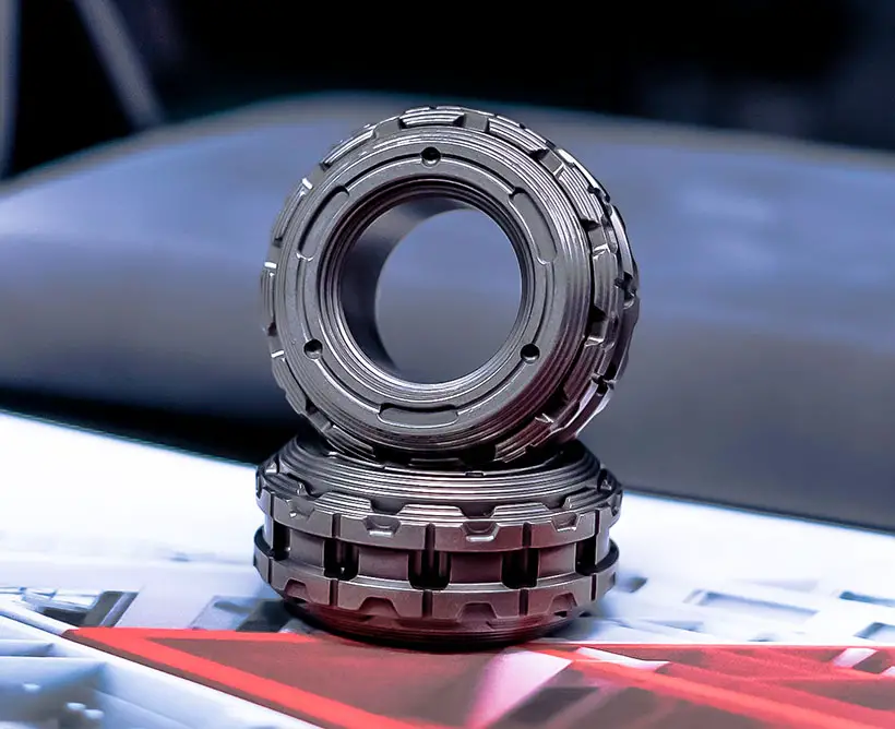 Titanium Fidget Toy-Mechanic Ring