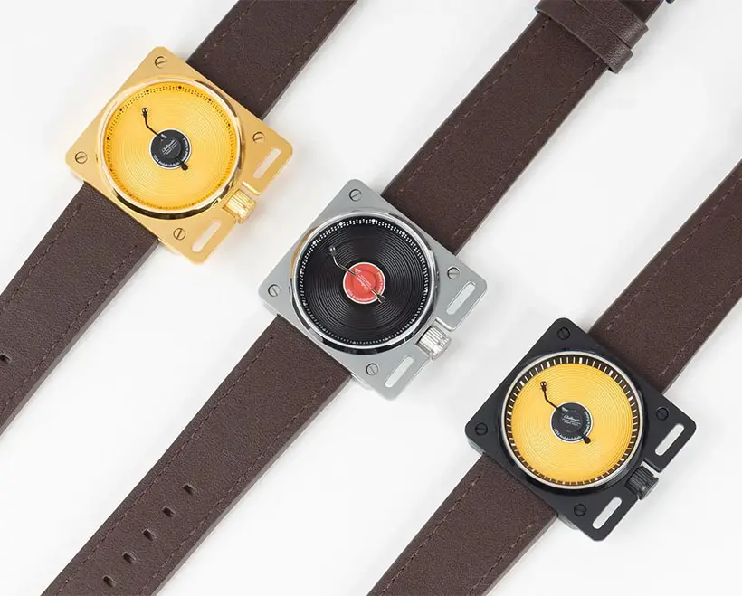 Vinyl Record Player Automatic Watch by AndoAndoAndo
