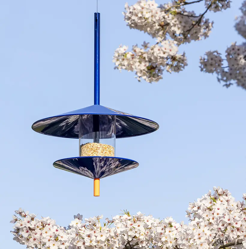 Danish Milano Ori Bird Feeder by Foster + Partners