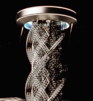 Foster + Partners Designs Lunar Tower for Moon Infrastructure