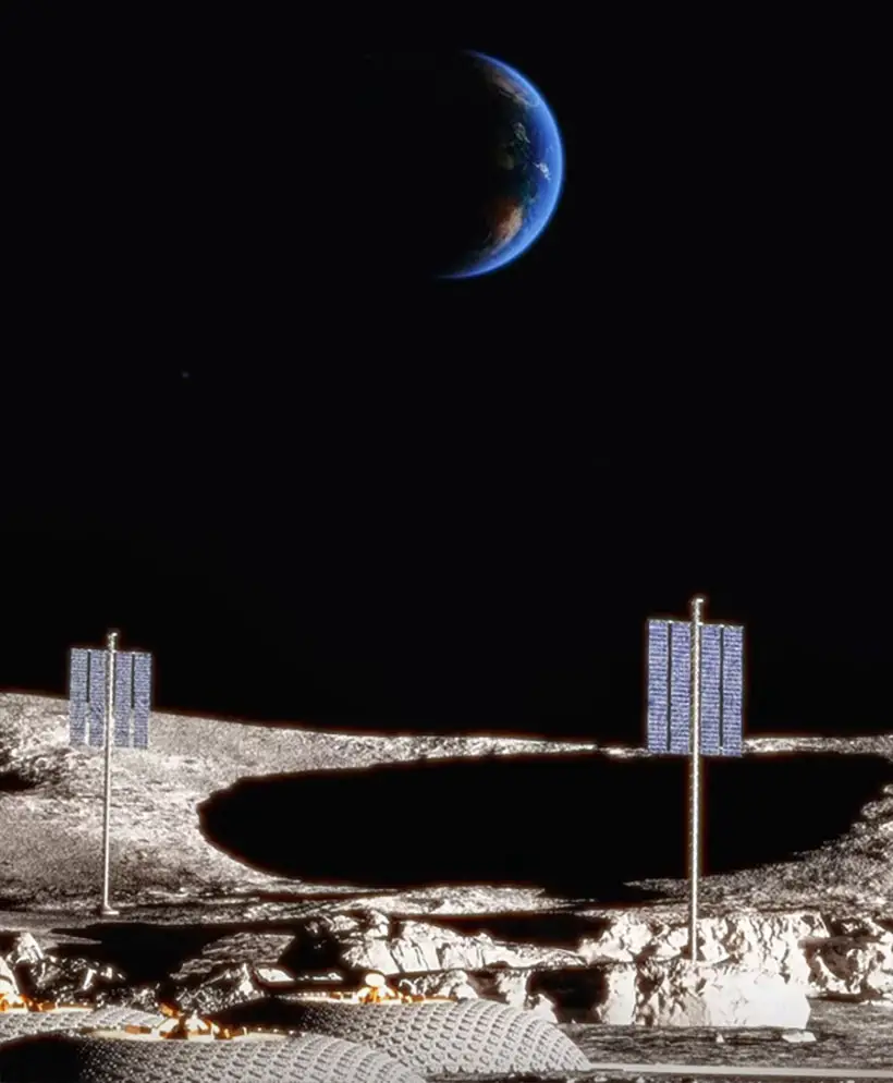 Foster + Partners Designs Lunar Tower for Moon Infrastructure