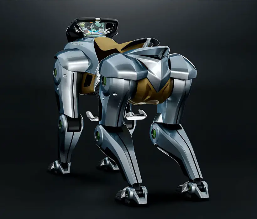 Futuristic Kawasaki CORLEO Wolf-Inspired Off-Road Mobility Concept