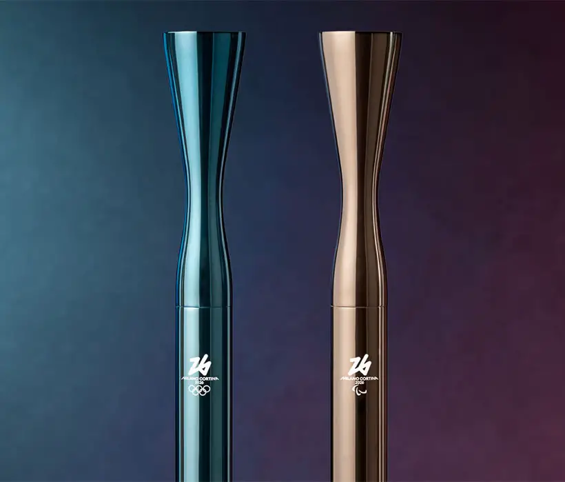 Essential Olympic Torches 2026 by Studio Carlo Ratti Associati and Cavagna Group