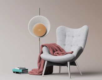 Elegant AirGlow Air Purifier Concept Features Subtle Glow To Alert You About Air Quality Levels