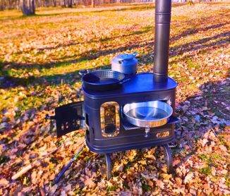 All-Inclusive Portable Wood Stove Set – Perfect Addition to Your Caravan, Tiny House, or a Campsite
