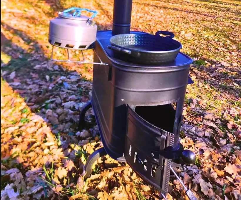 All-Inclusive Portable Wood Stove Set