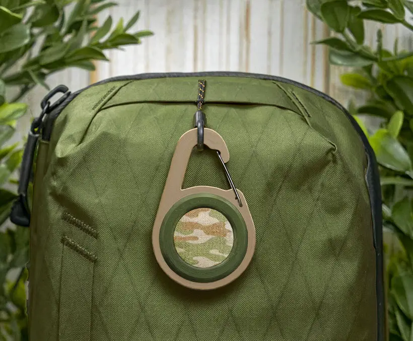 Camo AirTag Carabiner