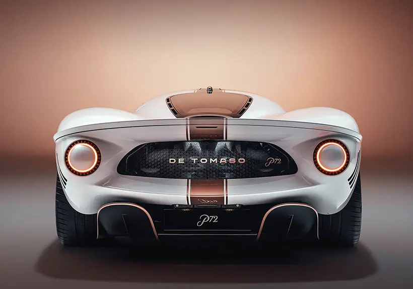 De Tomaso P72 Car Features Full Carbon Fiber Body and Traditional Analogue Dials