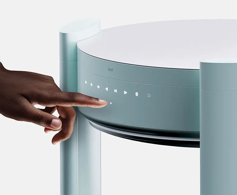 RNT Furniture-type Audio System with Turntable Integration by Minseok Bae