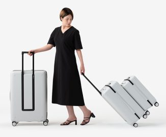 Jollying Dots Luggage Features Magnetic Clasp System To Connect Multiple Pieces of Luggage As One Set