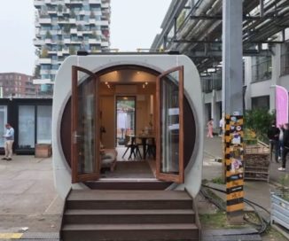 Nestle Nacelle Tiny House Is Built Using Old Wind Turbine Tower