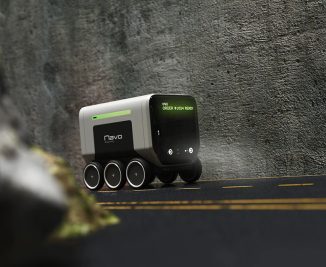 NAVO Smart Delivery Robot for Warehouse Management As Well As Urban Logistics
