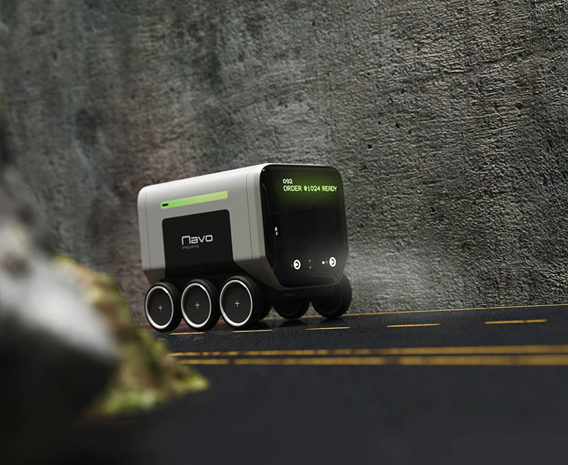 NAVO Delivery Robot by Ksenya Ilyukhina