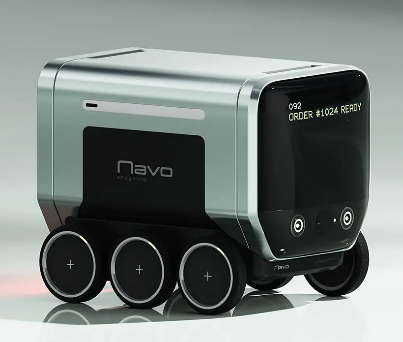 NAVO Delivery Robot by Ksenya Ilyukhina