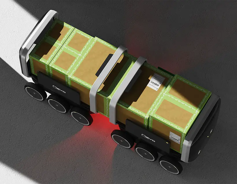 NAVO Delivery Robot by Ksenya Ilyukhina