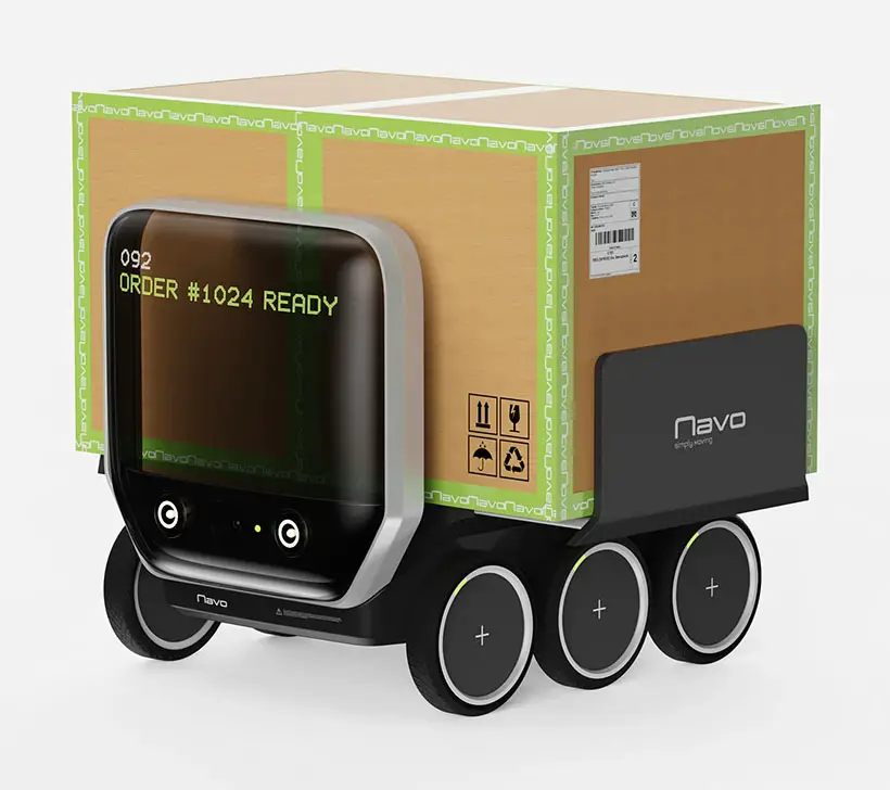 NAVO Delivery Robot by Ksenya Ilyukhina