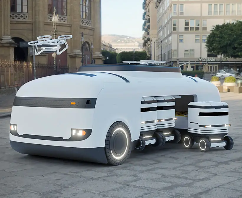 Sora Robots For Online Shopping Delivery by Amin Abbaszadeh, Sanaz Aflaki, and Mehdi Abbaszadeh