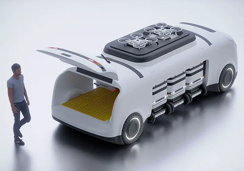Sora Robots For Online Shopping Delivery by Amin Abbaszadeh, Sanaz Aflaki, and Mehdi Abbaszadeh
