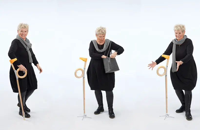 Standalone Forearm Crutch by Niels Cremer & Tom Kemter