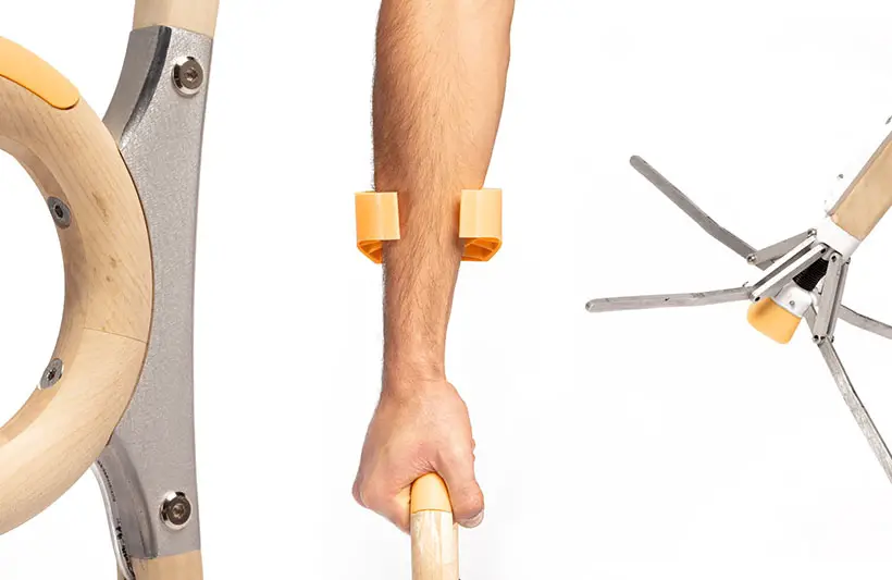 Standalone Forearm Crutch by Niels Cremer & Tom Kemter