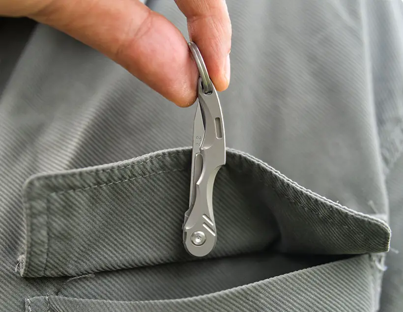 Titanium Mini Folding Cutting Tool