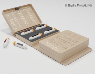 Blind First Aid Kit Concept Comes With Raised Braille Markings to Guide Fingers Without Second Guessing