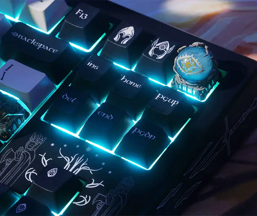 Drop x The Lord of the Rings Gondor Blues Artisan Keycap Set