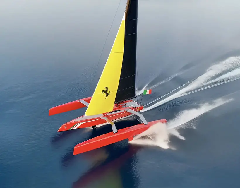 Ferrari Hypersail Trimaran by Daniele Pelligra
