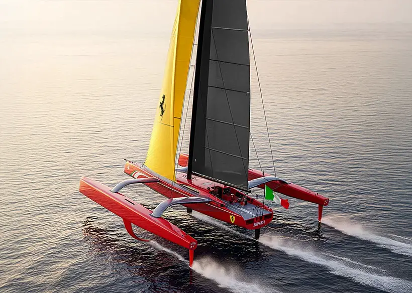 Ferrari Hypersail Trimaran by Daniele Pelligra