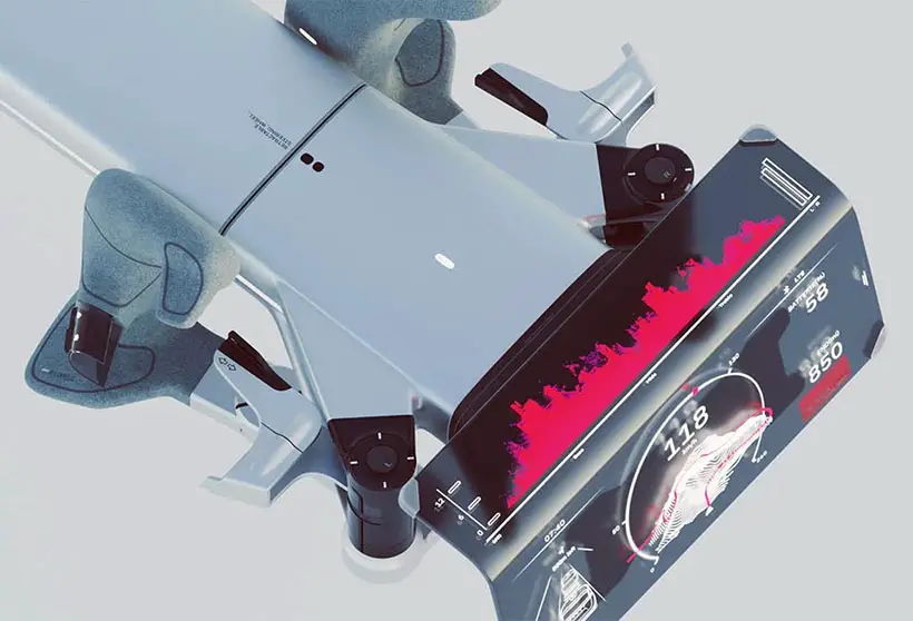 Futuristic Steering Wheel by studiokurbos