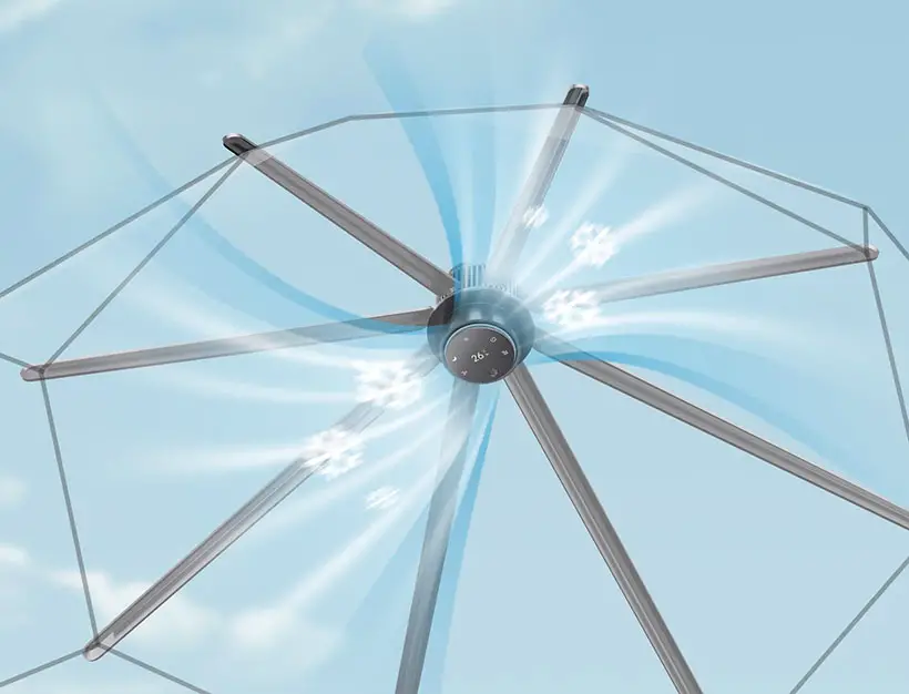 Aux Solar-Powered Camping Tent Air Conditioner