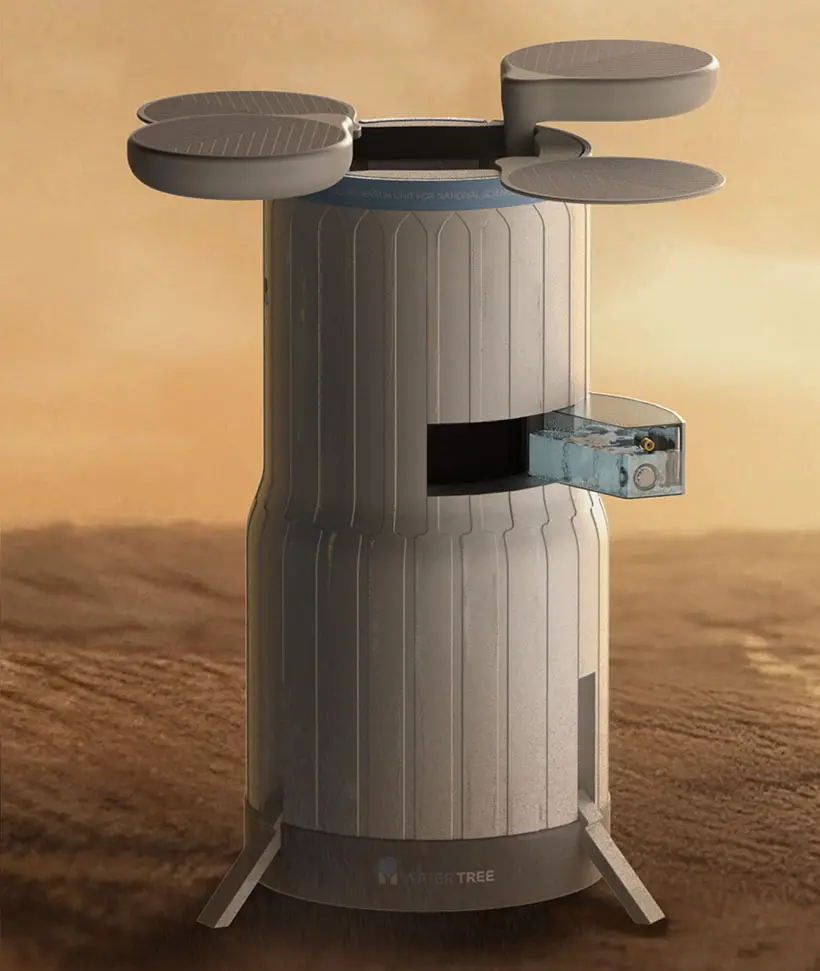 WATERTREE Robot Uses Transpiration Principles To Collect Water by KAIST CIDR Lab.