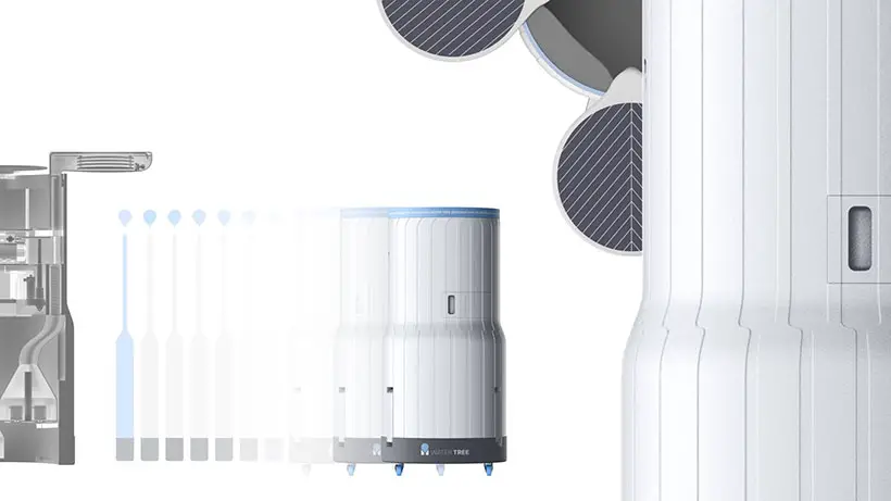WATERTREE Robot Uses Transpiration Principles To Collect Water by KAIST CIDR Lab.