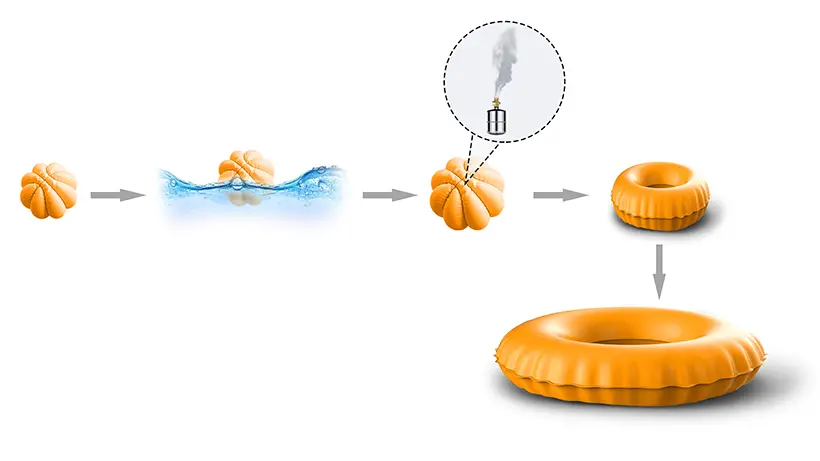 Compressed Life-Saving Bomb