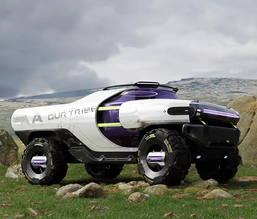 OUR TRIBE Pickup Truck by Hao Wang