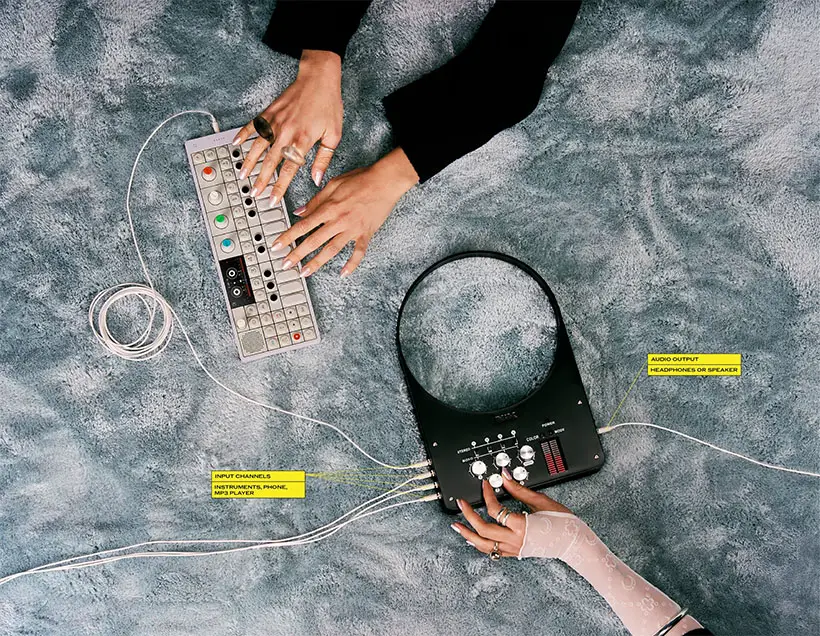 Tati Fête Hand Bag - Cool Speaker and Mixer Bag By Nik Bentel Studio