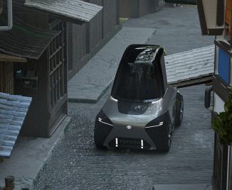 TOMO Multi-Position Vehicle Concept for Narrow Streets of Tokyo