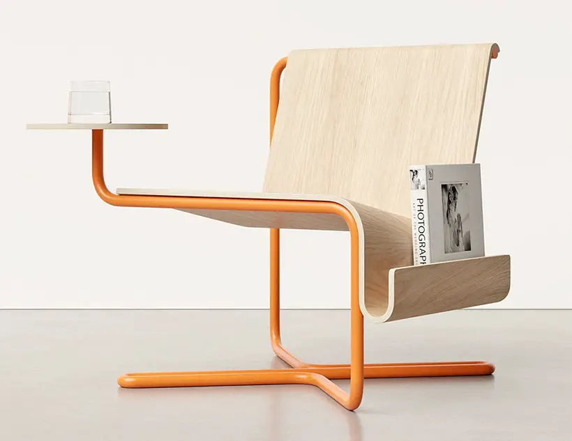 Wire Lounge Chair by Teixeira Design Studio